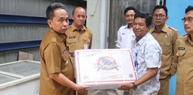 Jelang Nataru, Pj Walikota Serang Tinjau Kesediaan Bahan Pokok