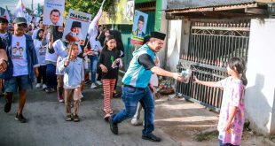 Turidi Susanto Ajak Ribuan Warga Cipondoh Jalan Jalin dan Senam Gemoy