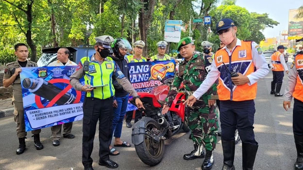 Dishub Kota Tangerang Dukung Penertiban Knalpot Bising