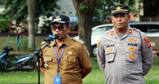 Kecamatan Panongan Gelar Apel Satlinmas Jelang Pemilu