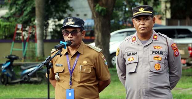 Kecamatan Panongan Gelar Apel Satlinmas Jelang Pemilu