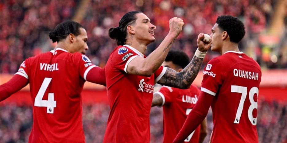 Hasil Pertandingan Liga Premier, Liverpool vs Burnley: Skor 3-1