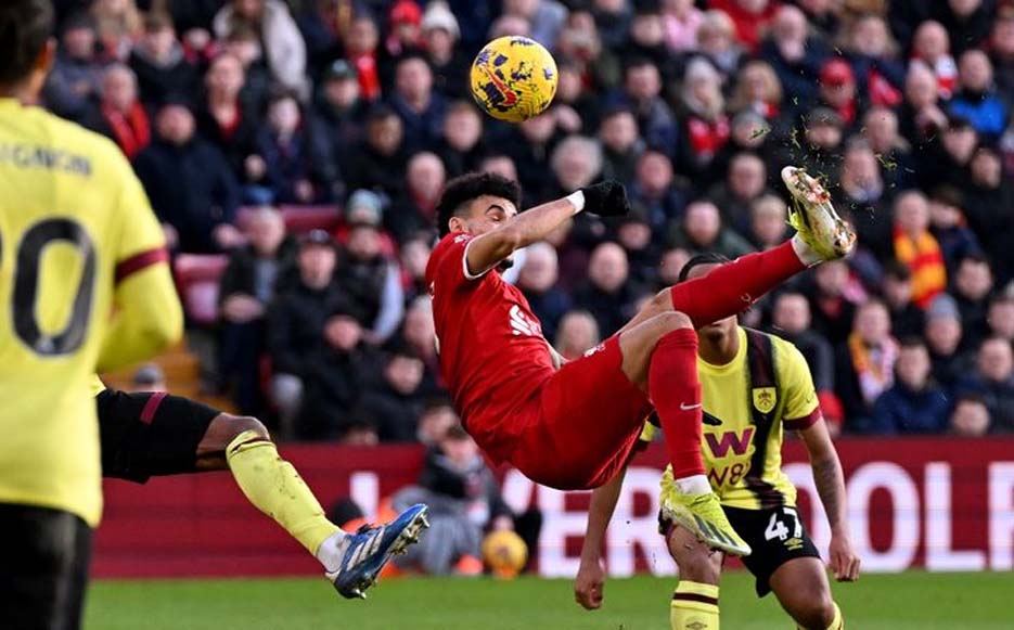 Hasil Pertandingan Liga Premier, Liverpool vs Burnley: Skor 3-1