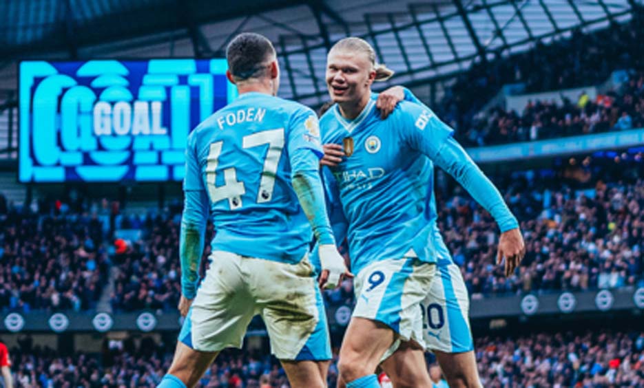 Manchester City Raih Kemenangan 3-1 Atas Man Utd