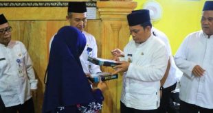 Pj Walikota Nurdin Bagikan Santunan ke 100 Anak Yatim