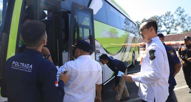 Dishub Kota Tangerang Mulai Cek Kelaikan Bus Jelang Lebaran