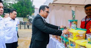 Pilar Saga Tinjau Bazar Ramadan di Kecamatan Setu