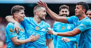 Manchester City Raih Kemenangan Telak 5-1 Atas Luton Town