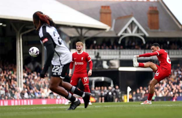 Hasil Pertandingan Liga Premier, Liverpool vs Fulham: Skor 3-1