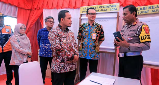 Pj Walikota Tangerang Tinjau Kesiapan Posko Mudik Lebaran