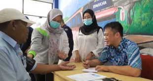 Dinkes Kota Tangerang Cek Kesehatan Sopir Bus di Terminal Poris Plawad