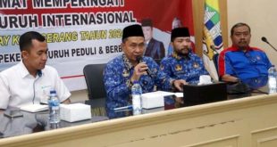 Pj Walikota Serang Apresiasi Kunjungan Silahturahmi Para Buruh