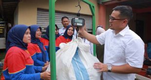 Pilar Saga Apresiasi Warga Menerapkan Program Bank Sampah