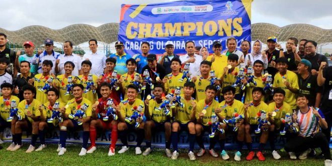 Raih Medali Emas POPDA XI, Anggota DPRD Bangga Kepada Tim Sepak Bola Kota Tangerang