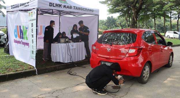 DLHK Kabupaten Tangerang Buka Layanan Uji Emisi Gratis