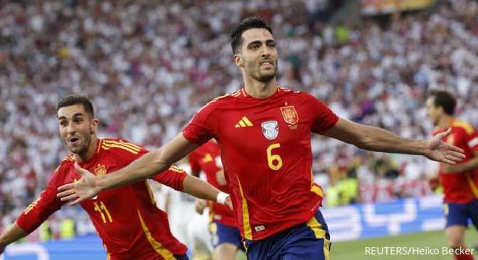 Hasil Pertandingan Uero 2024, Spanyol vs Jerman: Skor 2-1