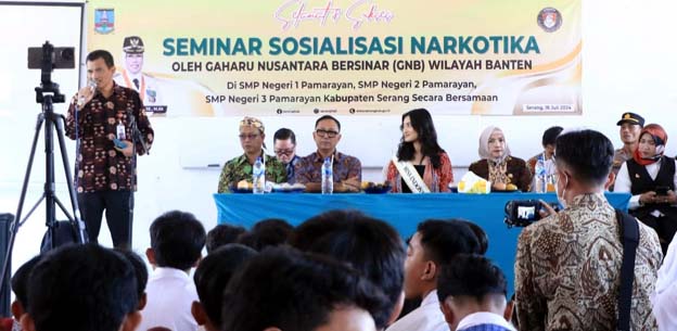 GNB Bersama BNN Banten Sosialisasikan Bahaya Narkotika