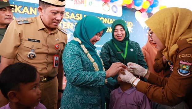 Pemkab Tangerang Gelar Vaksinasi Polio Serentak