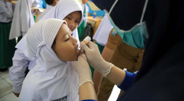 Pemkot Tangerang Terus Gencarkan Imunisasi Polio