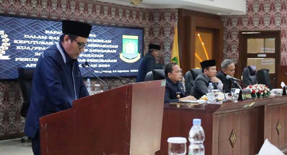 KUA PPAS 2024, DPRD Kota Tangerang Memasuki Tahap Pangambilabn Keputusan