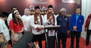 Faldo-Fadhlin Daftar Menjadi Paslon di Pilkada Kota Tangerang