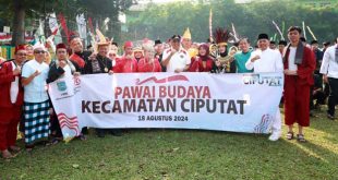 Kecamatan Ciputat Gelar Pawai Budaya HUT ke-79 RI