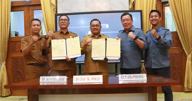 Pemkab Serang dan Yayasan Astra Teken PKS Peningkatan Guru