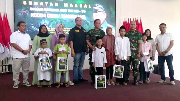 HUT ke-79 TNI, Kodim 0506 Tangerang Gelar Khitan Massal