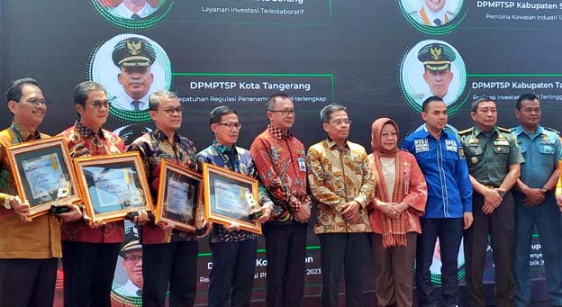 Pemkot Tangerang Raih Penghargaan Penanaman Modal