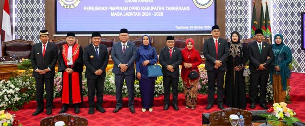 Pimpinan DPRD Kabupaten Tangerang Resmi Ditetapkan