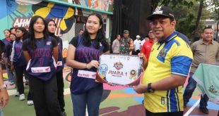 Lapangan Ahmad Yani Basketball Park Sudah Diperbarui