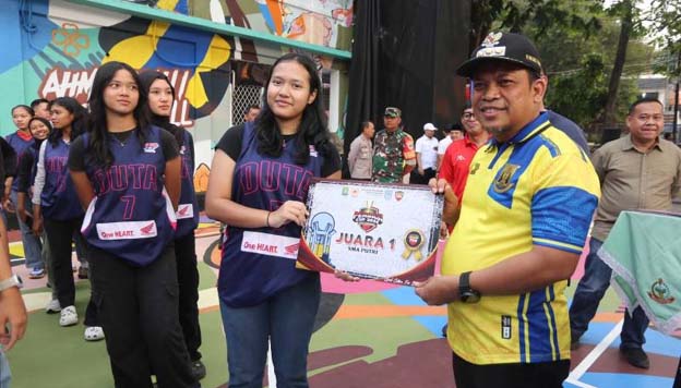 Lapangan Ahmad Yani Basketball Park Sudah Diperbarui