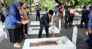 Ketua DPRD Bersama Forkopimda Kota Tangerang Lakukan Tabur Bunga di TMP Taruna