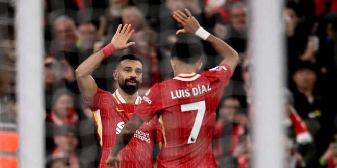 Liverpool 2-0 Aston Villa: The Reds Unggul Lima Poin di Liga Premier