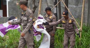 Pemkab Tangerang Tertibkan Alat Peraga Kampanye Pilkada