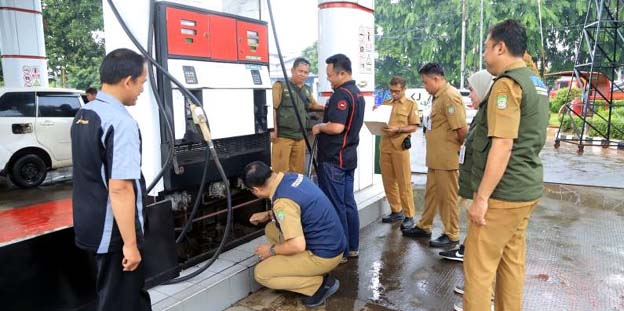 Pemkot Tangerang Pastikan SPBU Tidak Ada Kecurangan