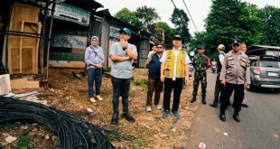 Pilar Saga Tinjau Proses Relokasi Kabel ke Bawah Tanah