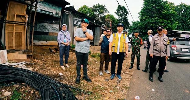 Pilar Saga Tinjau Proses Relokasi Kabel ke Bawah Tanah