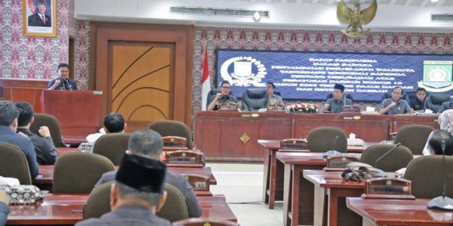 Raperda Pajak dan Retribusi Daerah, DPRD Kota Tangerang Gelar Rapat Paripurna