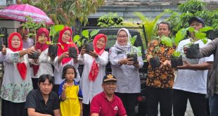 Anggota DPRD Berikan Bibit Pohon kepada Warga di Kecamatan Periuk