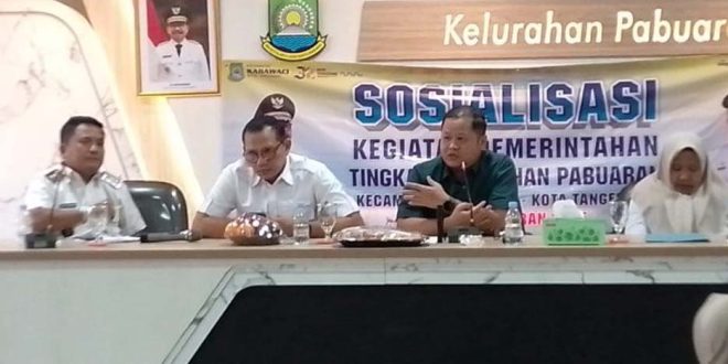 Komisi III DPRD Gelar Sosialisasi Kegiatan Pemkot Tangerang di Pabuaran