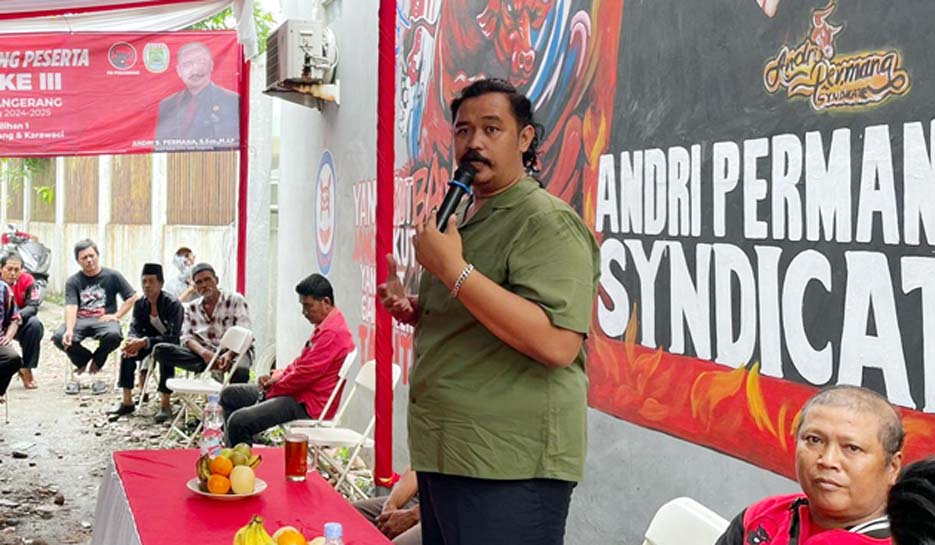 Wakil Ketua I DPRD Kota Tangerang Gelat Reses ke-3 di Tanah Tinggi