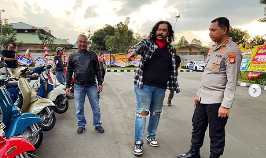 Wakil Ketua DPRD Kota Tangerang bersama Komunitas Meriahkan HUT ke-79 Bhayangkara