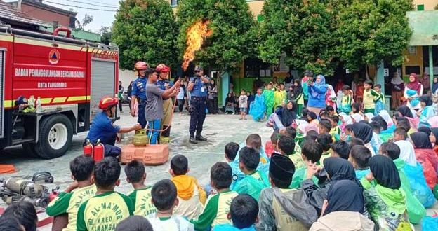BPBD Kota Tangerang Berikan Pelatihan dan Simulasi di Sekolah