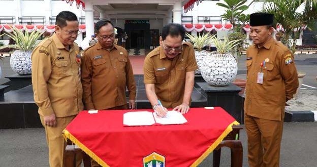 Pemkot Serang Tandatangani Piagam Audit Intern Inspektorat