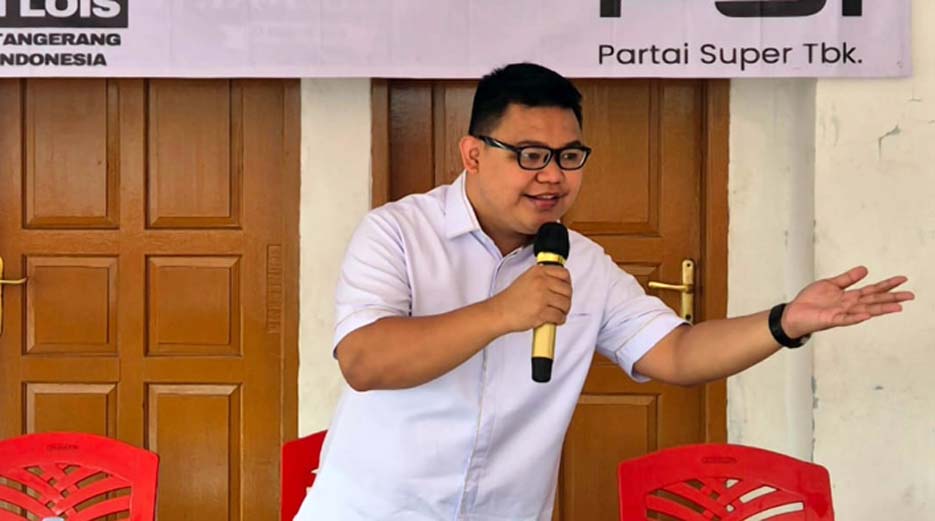 Anggota DPRD Kota Tangerang Christian Lois Sosialisasi Arah Baru PSI