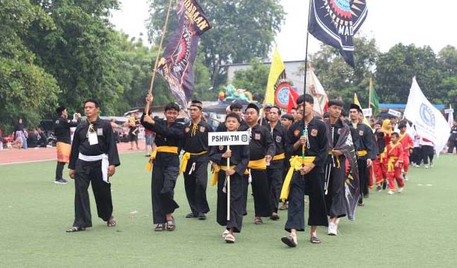 550 Pesilat Muda Berlaga di Parade Pencak Silat IPSI Cibodas