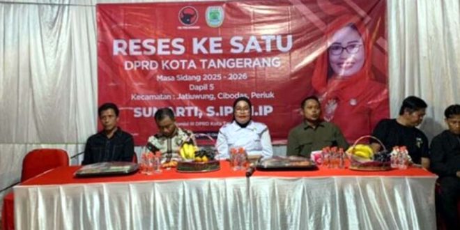 Ketua Komisi III DPRD Kota Tangerang Menggelar Reses di Periuk