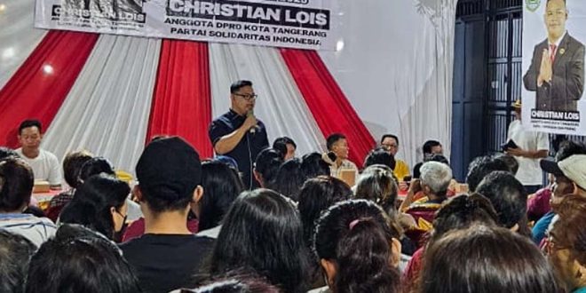 Reses, Anggota DPRD Kota Tangerang Christian Lois Gelar Serap Aspirasi Warga