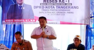 Anggota DPRD Kota Tangerang Bagus Triyanto Serap Aspirasi Gelar Reses di Kunciran